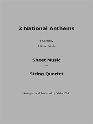 cover image of National Anthems (String Quartet)
